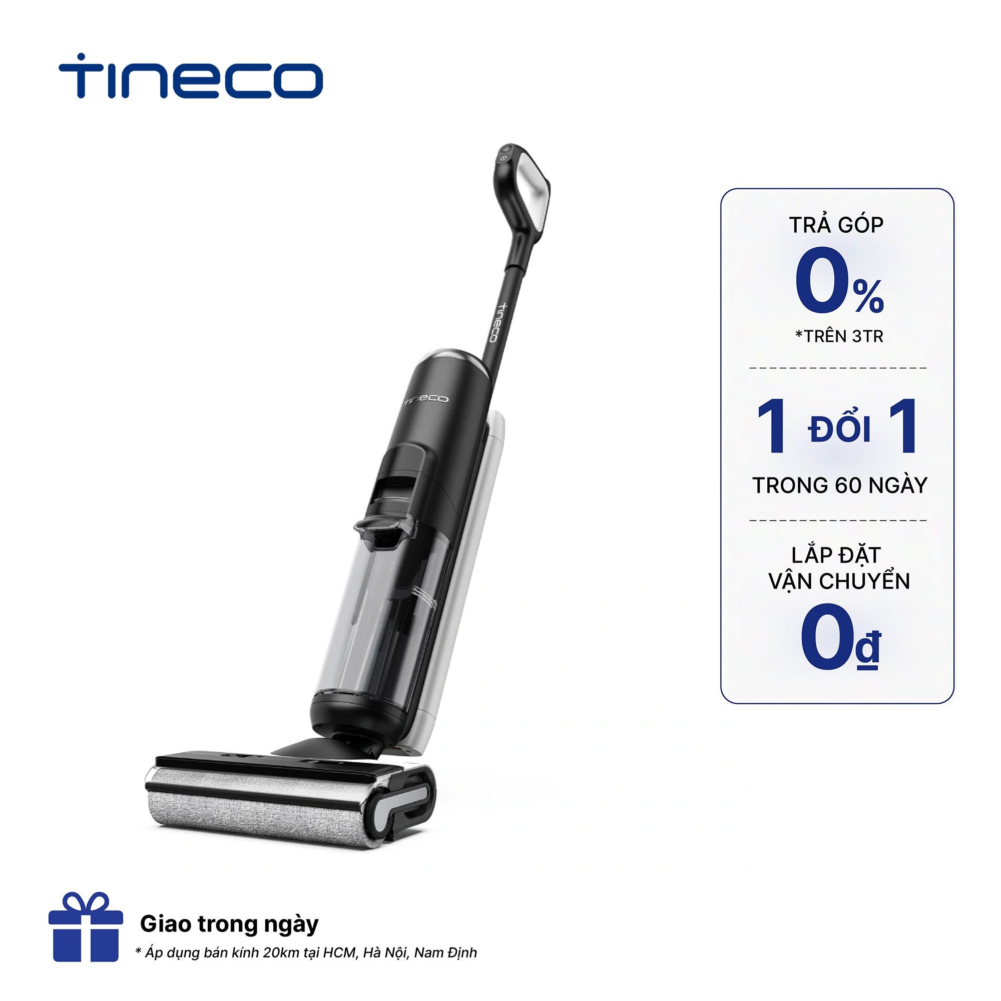  Máy hút bụi lau sàn Tineco Floor One S6 