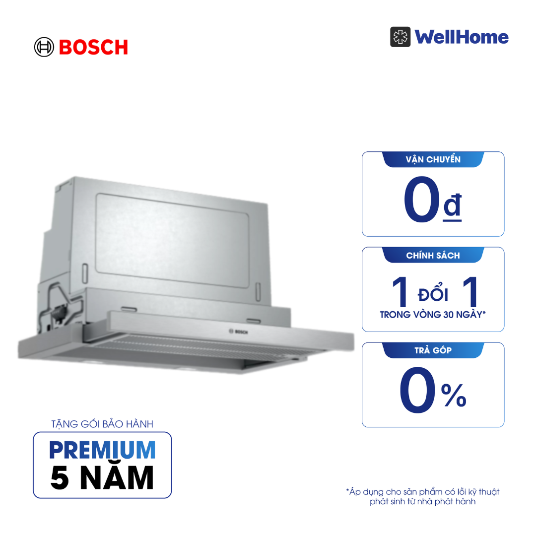  Máy hút mùi âm tủ Bosch DFS067A51B - Series 4 (60cm) 