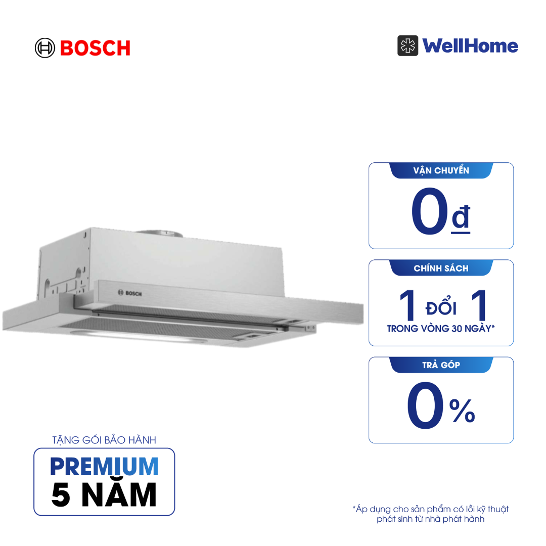 Máy hút mùi âm tủ Bosch DFT63AC50 - Series 4 (60cm) 