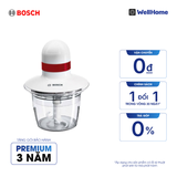  Máy xay thịt Bosch MMRP1000 400W 800ml (trắng đỏ) 