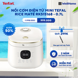  Nồi cơm điện tử Tefal Rice Mate Mini 0.7L RK515168 