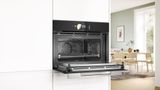  Lò nướng âm tủ kết hợp chức năng vi sóng Bosch 45L CMG778NB1 - Series 8 (màu đen) 