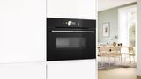  Lò nướng âm tủ kết hợp chức năng vi sóng Bosch 45L CMG778NB1 - Series 8 (màu đen) 