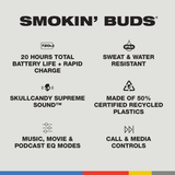  Tai nghe Không dây SkullCandy SMOKIN BUDS 