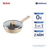  Chảo nồi có nắp đa năng 3 trong 1 - 22cm, vanilla (vàng nhạt) 