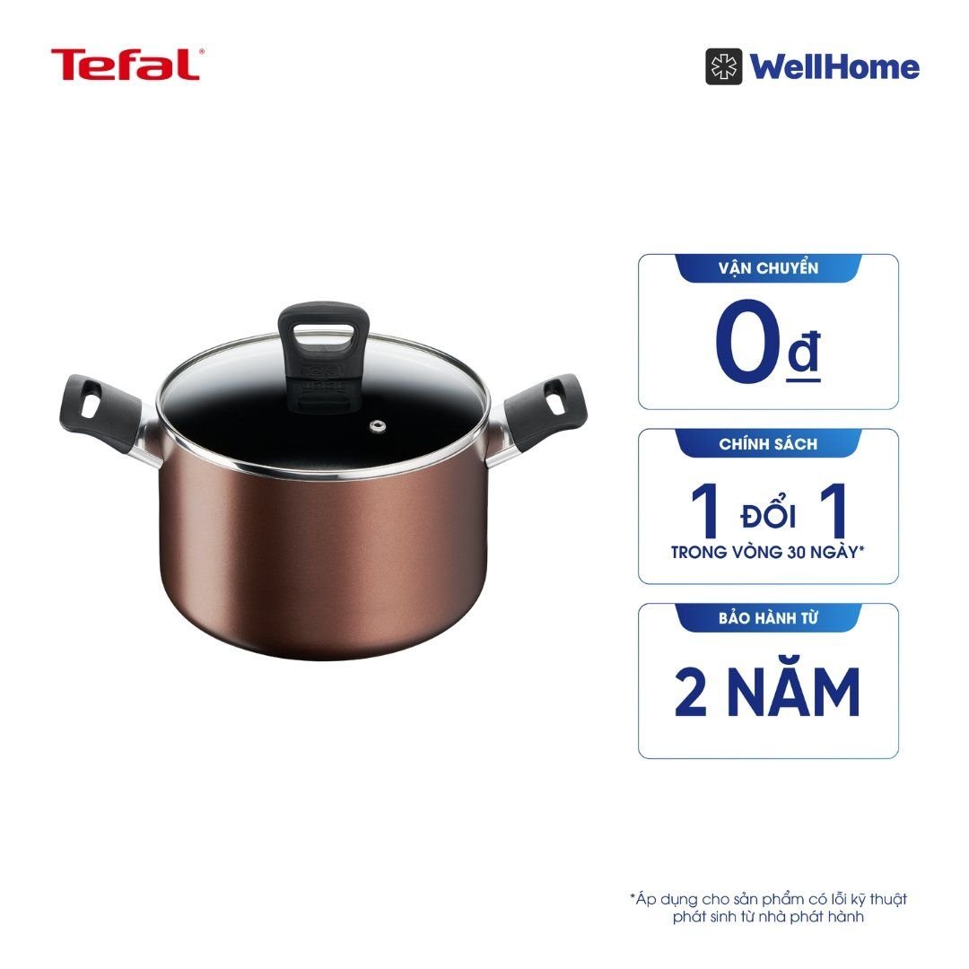  Nồi thân cao Tefal Day By Day 22cm 