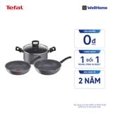  Bộ nồi chảo Tefal Cook Healthy 4pcs (Chảo 24/Chảo sâu 28/ Nồi 20) 