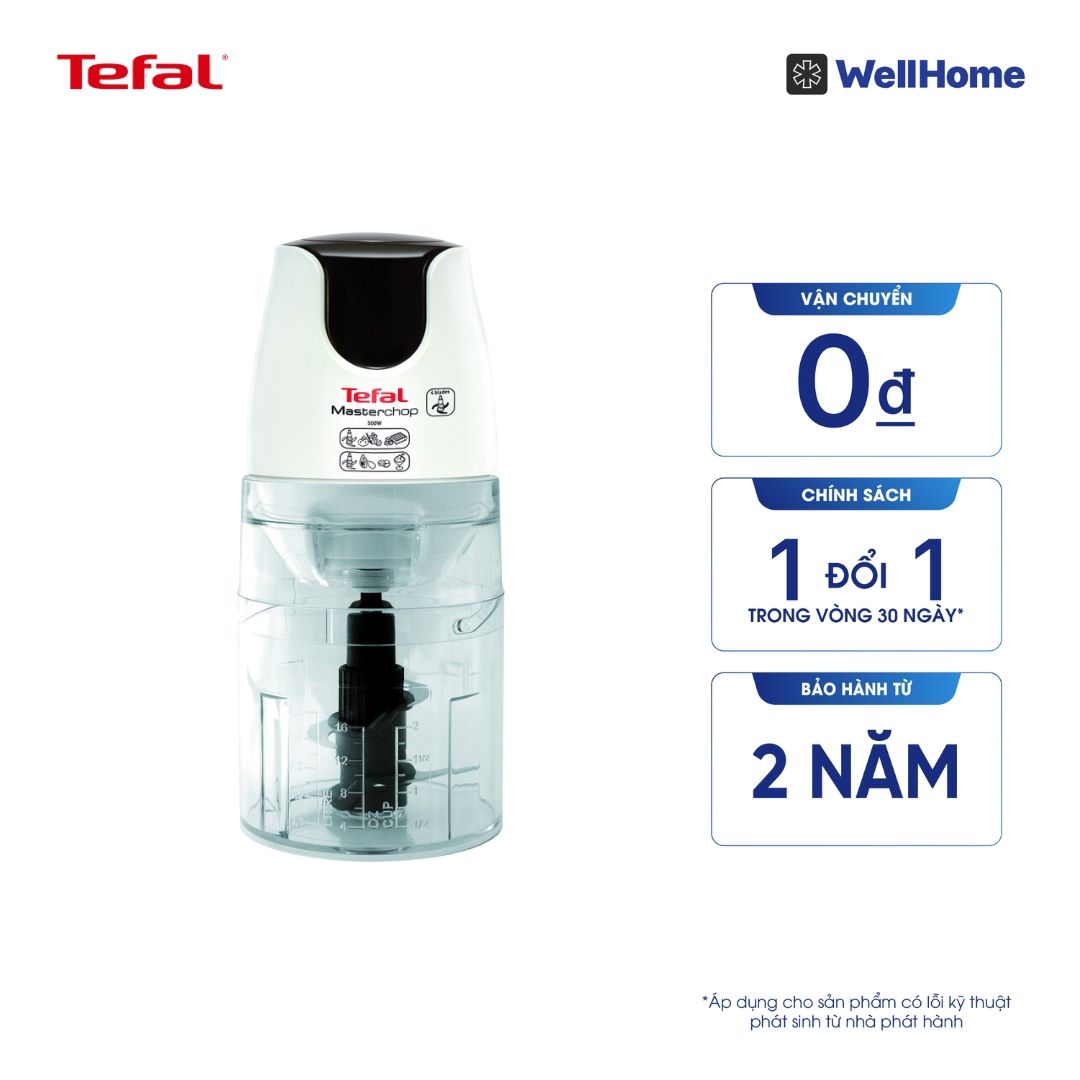  Máy xay thực phẩm Tefal 3in1 MB450B38 - 500W, 500mL 