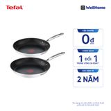  Bộ 2 chảo chiên Inox cao cấp Tefal Duetto Plus 24/28 cm 