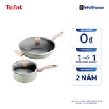  Bộ 2 nồi cán dài chảo xào Tefal So Matcha - 18-30cm 
