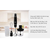  Máy xay sinh tố cầm tay Tefal HB943838 - đen, 1000W 