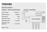  Máy lọc nước RO Toshiba TWP-N2396SVN(W) - 10 lõi 