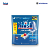  Viên rửa chén chanh Finish Quantum 64 viên 