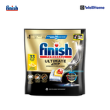  Viên rửa bát Finish Quantum Ultimate Plus túi 33 viên 
