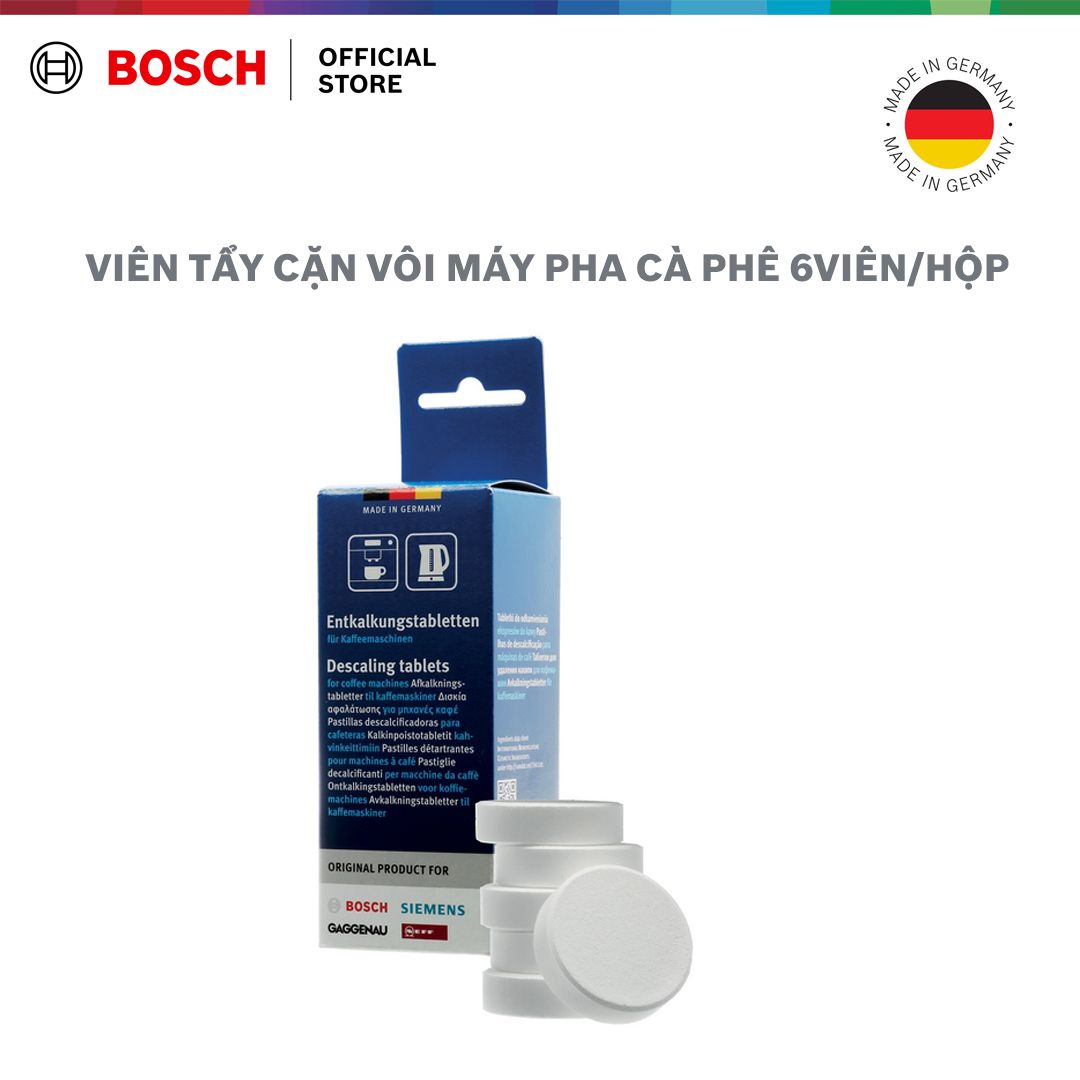  Viên tẩy cặn vôi máy pha cà phê 6 viên/hộp 