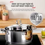  Bộ 3 nồi Tefal Duetto Plus (Quánh 16cm - 1.4L, Nồi 20cm - 2.8L, Nồi 24cm - 4.9L) 