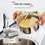  Bộ 3 nồi Tefal Duetto Plus (Quánh 16cm - 1.4L, Nồi 20cm - 2.8L, Nồi 24cm - 4.9L) 