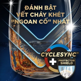  Combo Finish nâng cao 3: Viên Rửa Chén Bát Finish Powerball Quantum 64 viên + Nước làm bóng 500ml + Dung dịch vệ sinh máy 