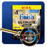  Viên rửa bát Finish Quantum Ultimate Plus túi 33 viên 