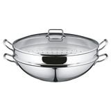  Chảo kèm Xửng Hấp Wmf Wok Macao 36cm 07.9056.6040 