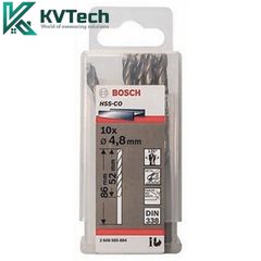 Mũi khoan inox BOSCH HSS-Co (4.8mm)