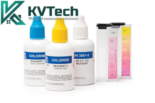 Bộ kiểm tra clo và PH HANNA HI3887 (4.0 to 10.0 pH, 0.0 to 2.5 mg/L (ppm))