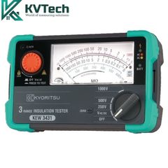 Máy đo điện trở cách điện KYORITSU 3431 (1000V/2GΩ, đo điện áp AC/ DC)