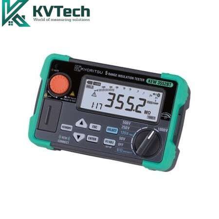 Đồng hồ đo điện trở cách điện KYORITSU 3552BT (100.0MΩ - 40.00GΩ)
