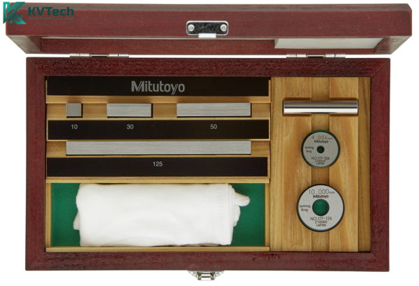 Bộ căn mẫu MITUTOYO 516-527-10 (10~125mm, Grade 2)