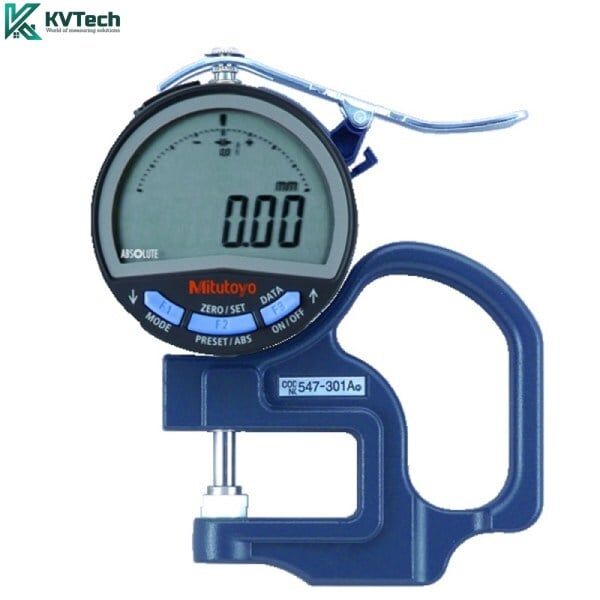 Đồng hồ đo độ dày vật liệu điện tử MITUTOYO 547-301 (0-10mm/ 0.01mm)
