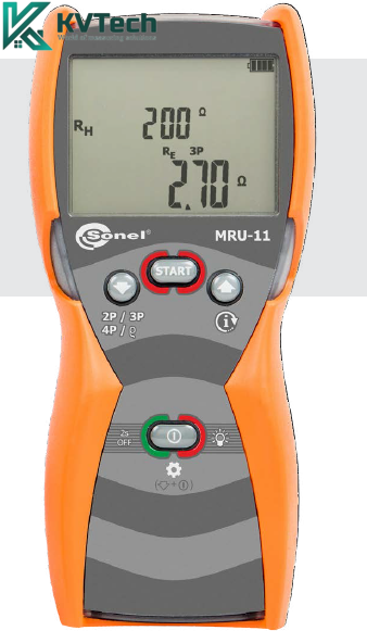 Thiết bị đo điện trở đất và điện trở suất của đất Sonel MRU - 11