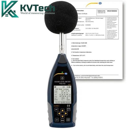 Máy đo độ ồn âm thanh PCE 432 (22~136 dbA)