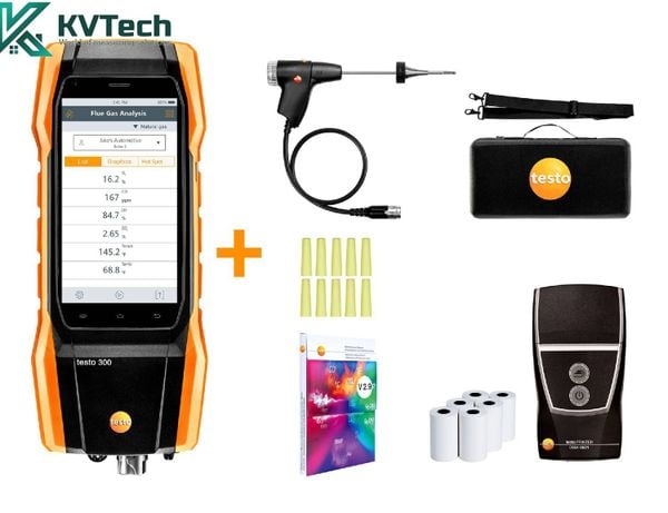 Bộ thiết bị đo khí thải có máy in TESTO 300