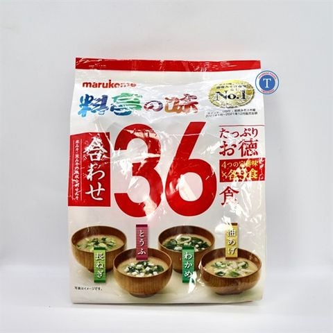  Tương Đậu MARUKOME Ăn Liền Ins Miso Soup 4 x 36 Pcs 