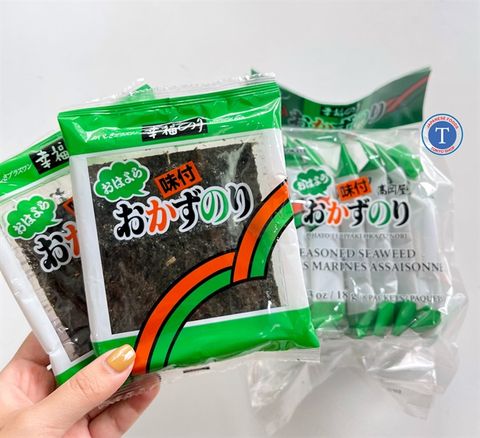  Rong Biển Ăn Liền Ajitzuke Nori 8 Miếng Gói Nhỏ 