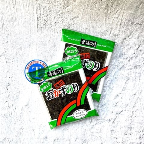  Rong Biển Ăn Liền Ajitzuke Nori 8 Miếng Gói Nhỏ 