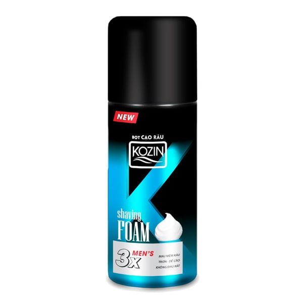 Kem Bọt cạo râu dưỡng ẩm và làm mềm da KOZIN 175gr