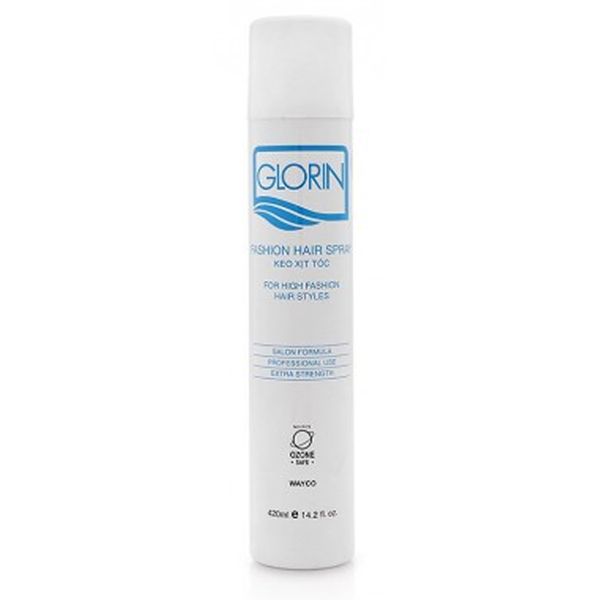 Keo xịt tóc mềm Glorin Hair Spray White 420ml