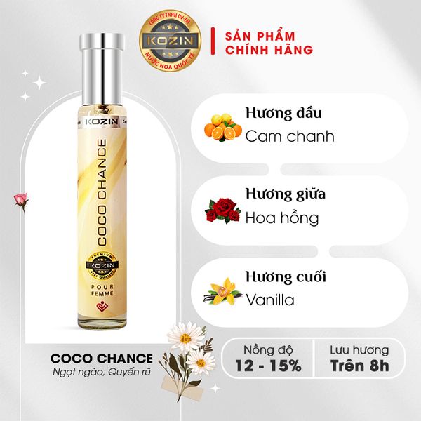 Nước hoa nữ KOZIN COCO CHANCE 30ml