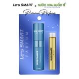 Nước hoa THỎI SON nam cao cấp Le's SMART BLUE CHANCE 10ml (hương tương tự Bleu De Chanel)