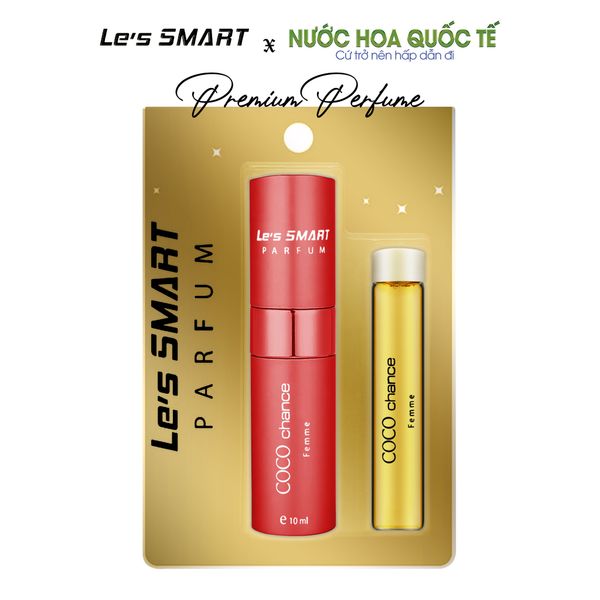 Nước hoa THỎI SON nữ cao cấp Le's SMART COCO CHANCE 10ml (hương tương tự La nuit Tresor Lancome)