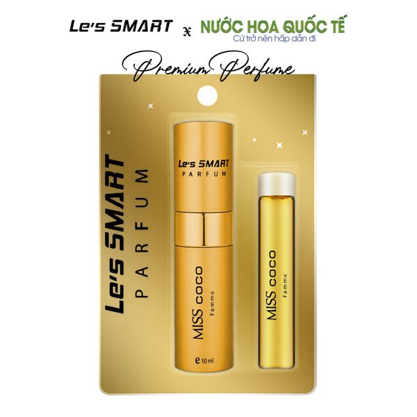 Nước hoa THỎI SON nữ cao cấp Le's SMART MISS COCO 10ml (hương tương tự Live Irrésistible by Givenchy)