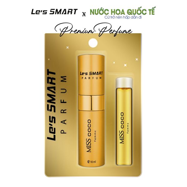 Nước hoa THỎI SON nữ cao cấp Le's SMART MISS COCO 10ml (hương tương tự Live Irrésistible by Givenchy)