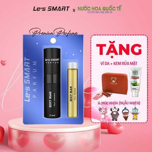 Nước hoa THỎI SON nam cao cấp Le's SMART SEXY MAN 10ml (hương tương tự Versace Pour Homme)