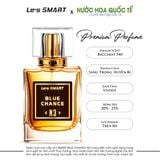 Nước hoa nam nữ cao cấp Le's SMART BLUE CHANCE N3 50ml (hương tương tự BACCARAT 540)