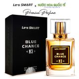 Nước hoa nam nữ cao cấp Le's SMART BLUE CHANCE N3 50ml (hương tương tự BACCARAT 540)