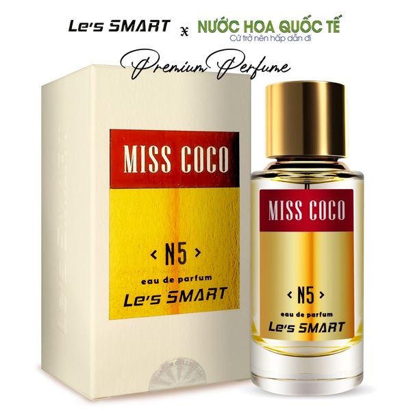 Nước hoa nữ cao cấp Le's SMART MISS COCO N5 50ml (hương tương tự Live Irrésistible by Givenchy)