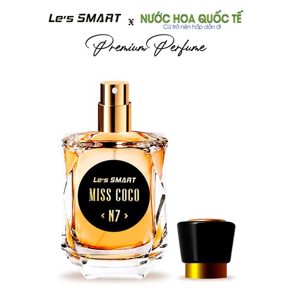 Nước hoa nữ cao cấp Le's SMART MISS COCO N7 50ml (hương tương tự Good Girl)