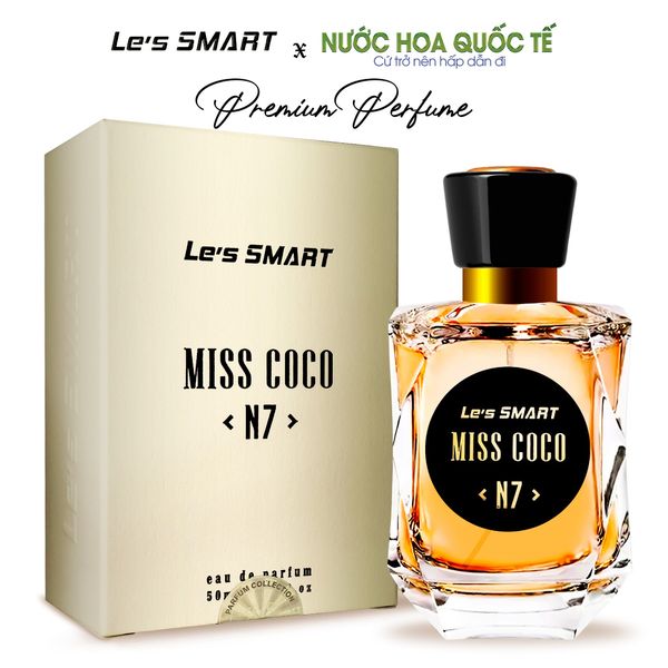 Nước hoa nữ cao cấp Le's SMART MISS COCO N7 50ml (hương tương tự Good Girl)