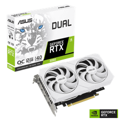 Card màn hình ASUS Dual GeForce RTX 3060 OC White Edition 12GB GDDR6 (DUAL-RTX3060-O12G-WHITE)